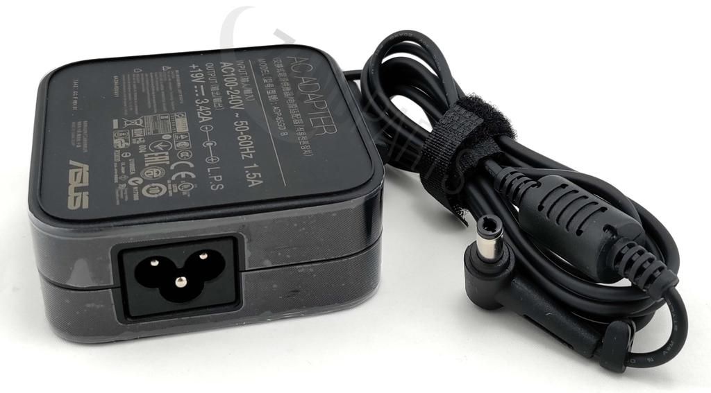 Asus AC-Adapter 65W 19V 5.5mm 3-Pin Original | Laddare - Datorladdare - Asus | Batteritema