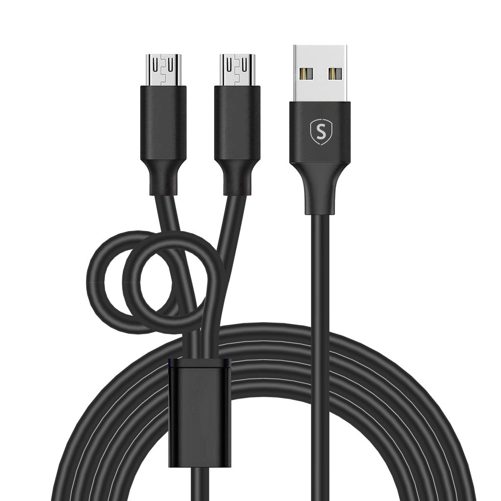 Duo Charge & Play PS4 latausjohto 3.5m - Musta