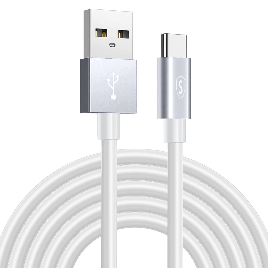 SiGN SuperCharge 5A, 25W, USB-C-kaapeli 2m - Valkoinen