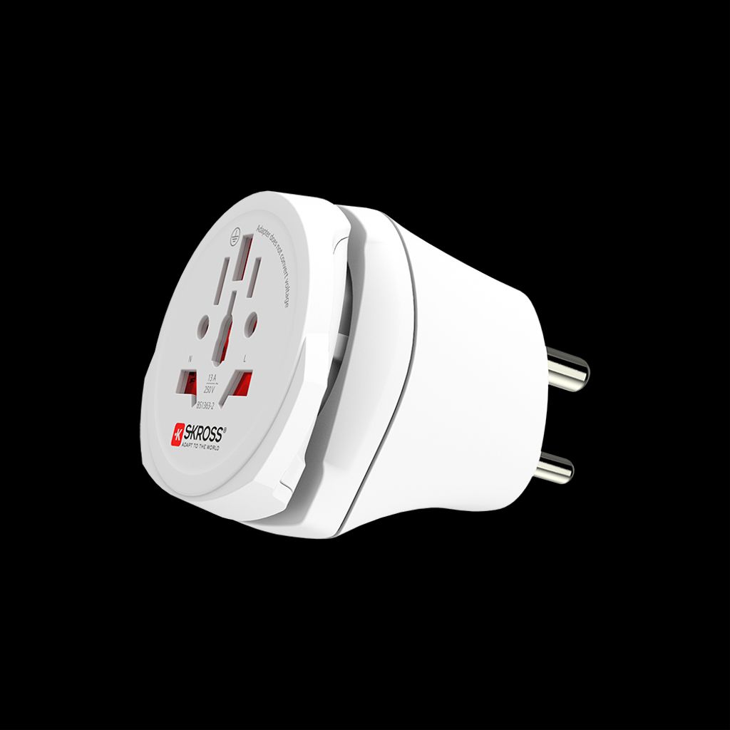 SKROSS Reiseadapter Combo World til India
