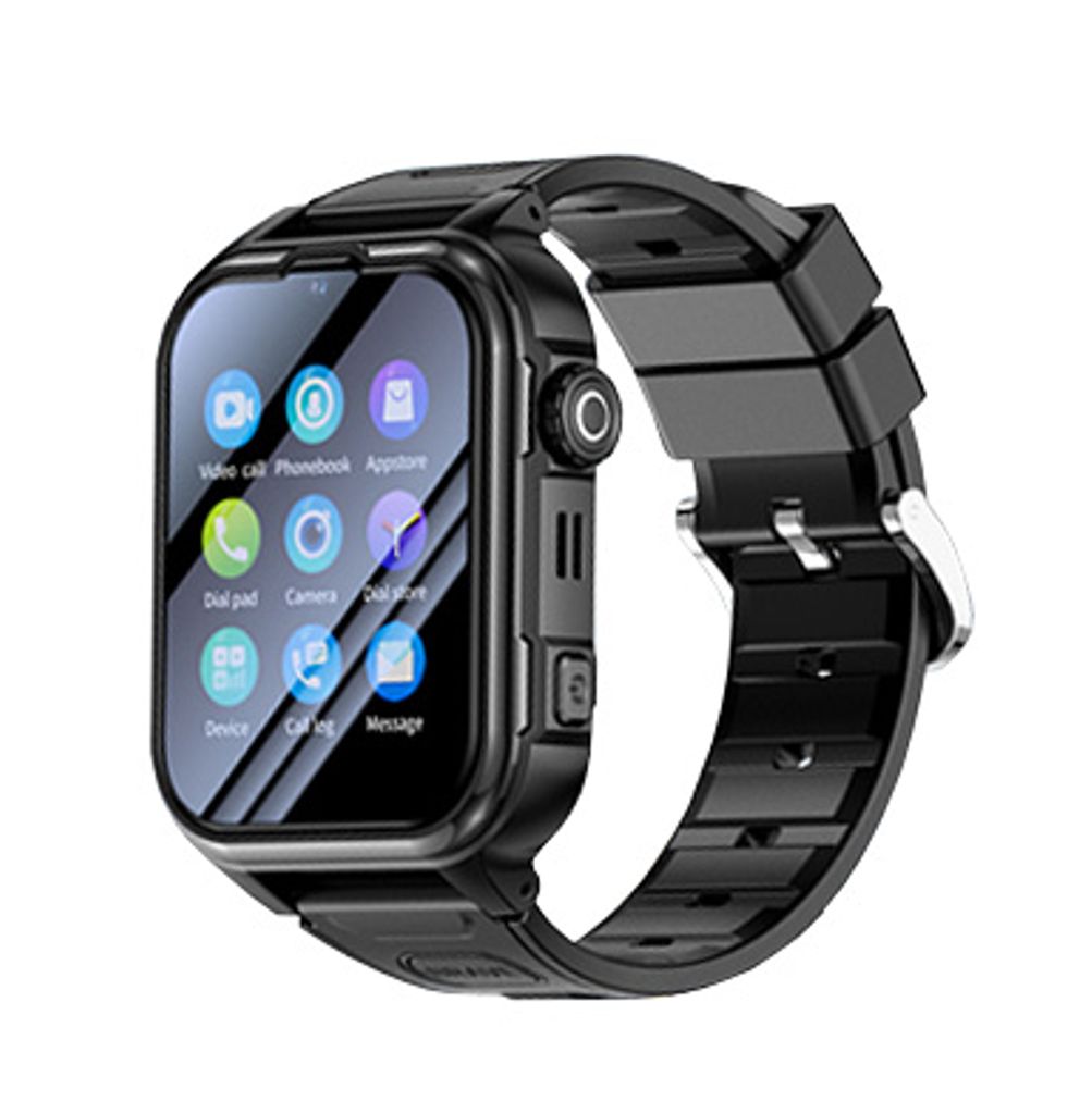 Yesido Børne Smartwatch 4G GPS Tracking / Videoopkald / SOS - Sort
