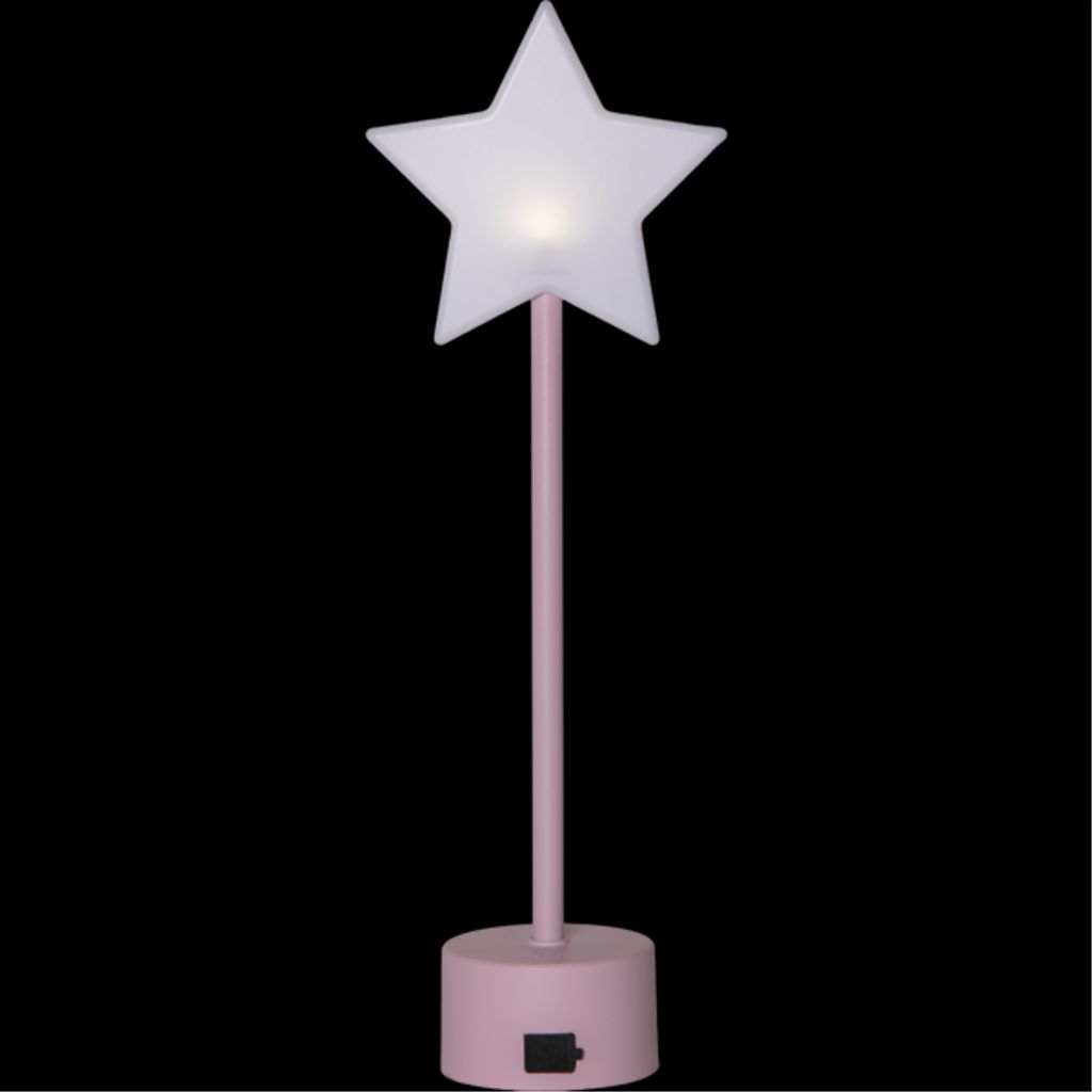 Star Trading LED-lampa Stjärna på fot Blizz – Rosa