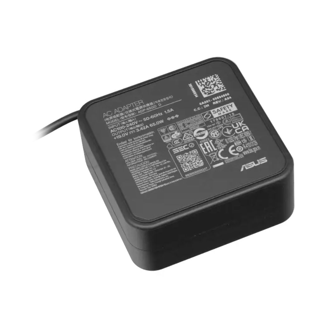 Asus 65W 19V 3-Pin Kannettava Tietokone Virtalähde, 5.5mm