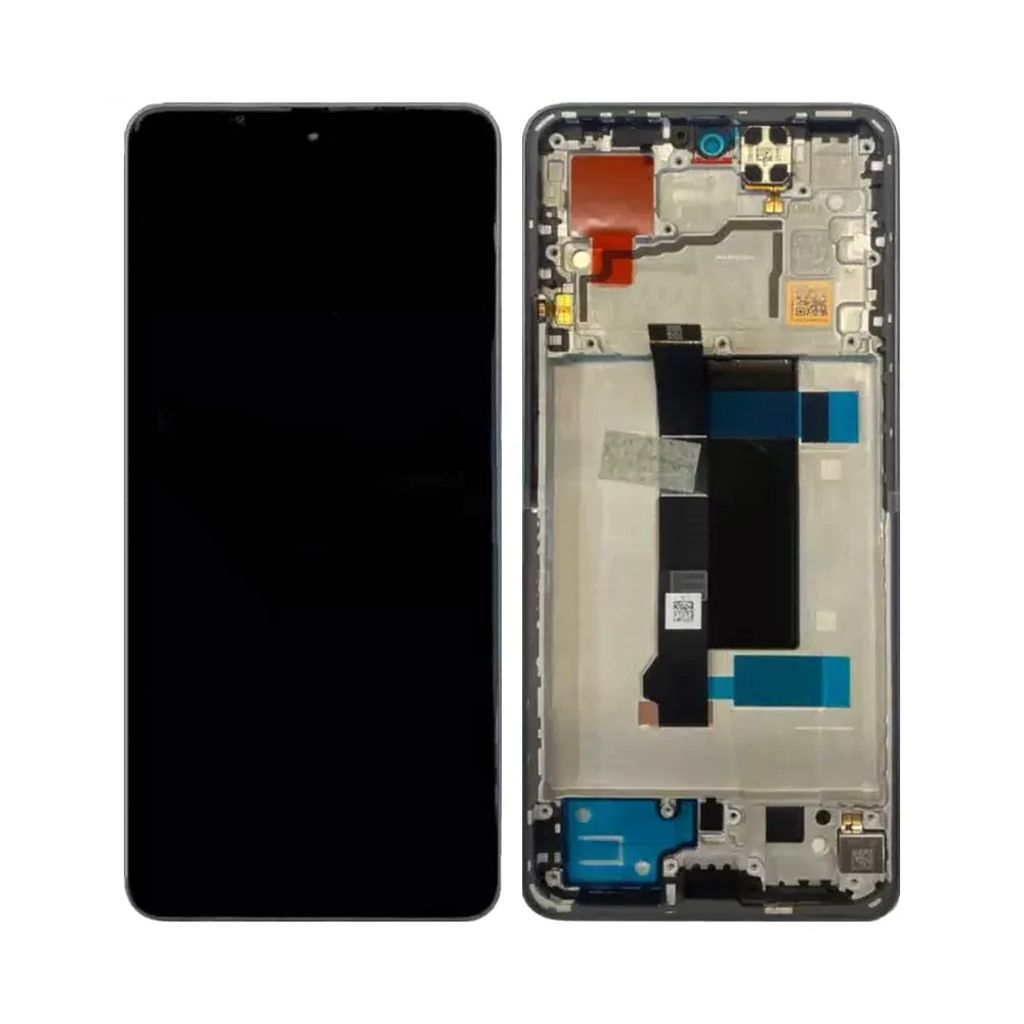 Xiaomi POCO X6 5G Skærm med ram - Dusty Blue