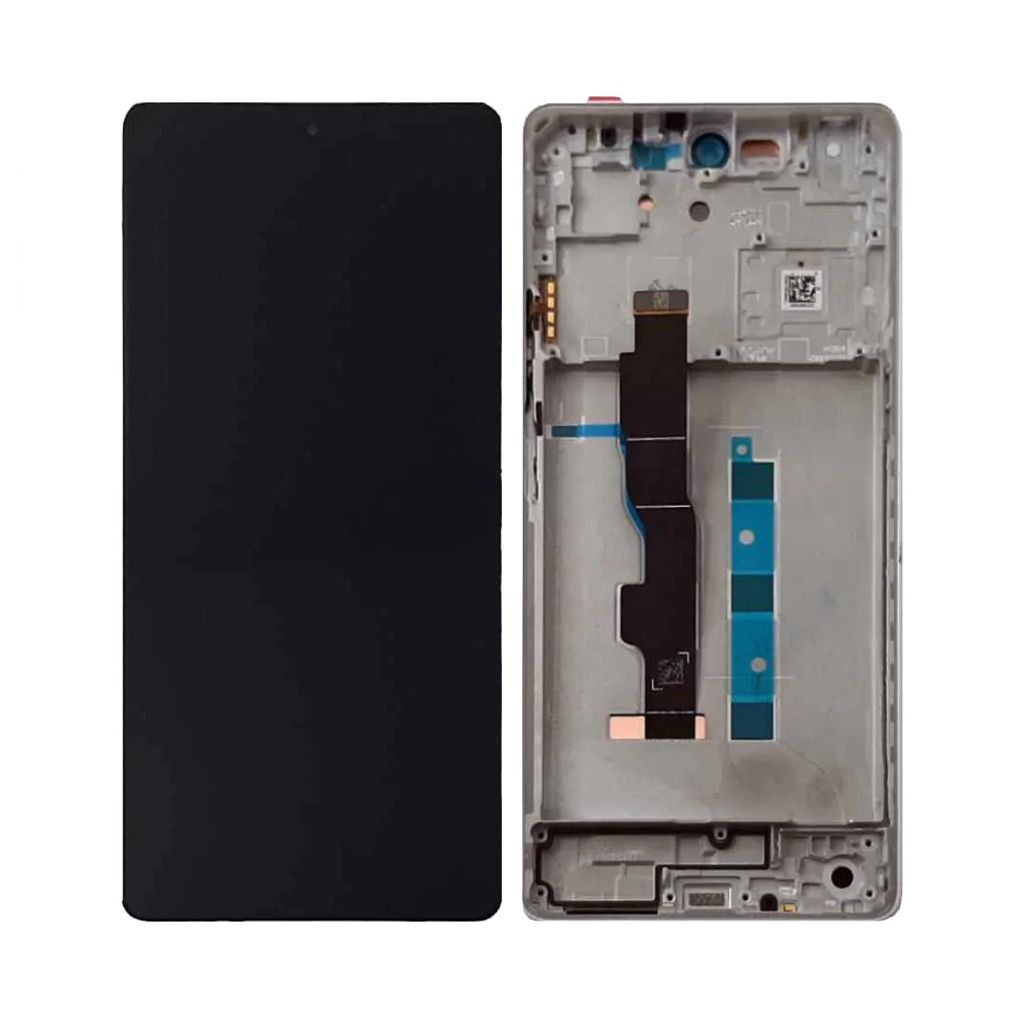 Xiaomi Redmi Note 13 5G Skærm med ram - Hvid