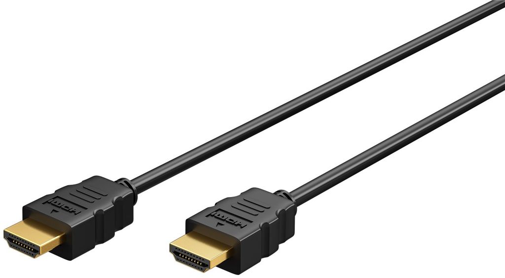 Goobay High Speed HDMI kabel med Ethernet 4K@60Hz, 1m