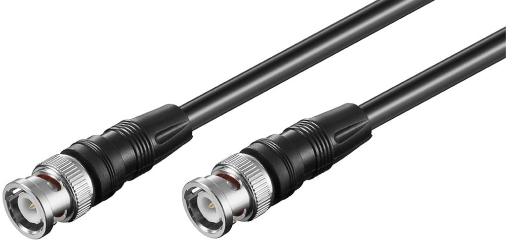 Goobay BNC videokabel, han til han (RG58), skjermet, 0,5 meter