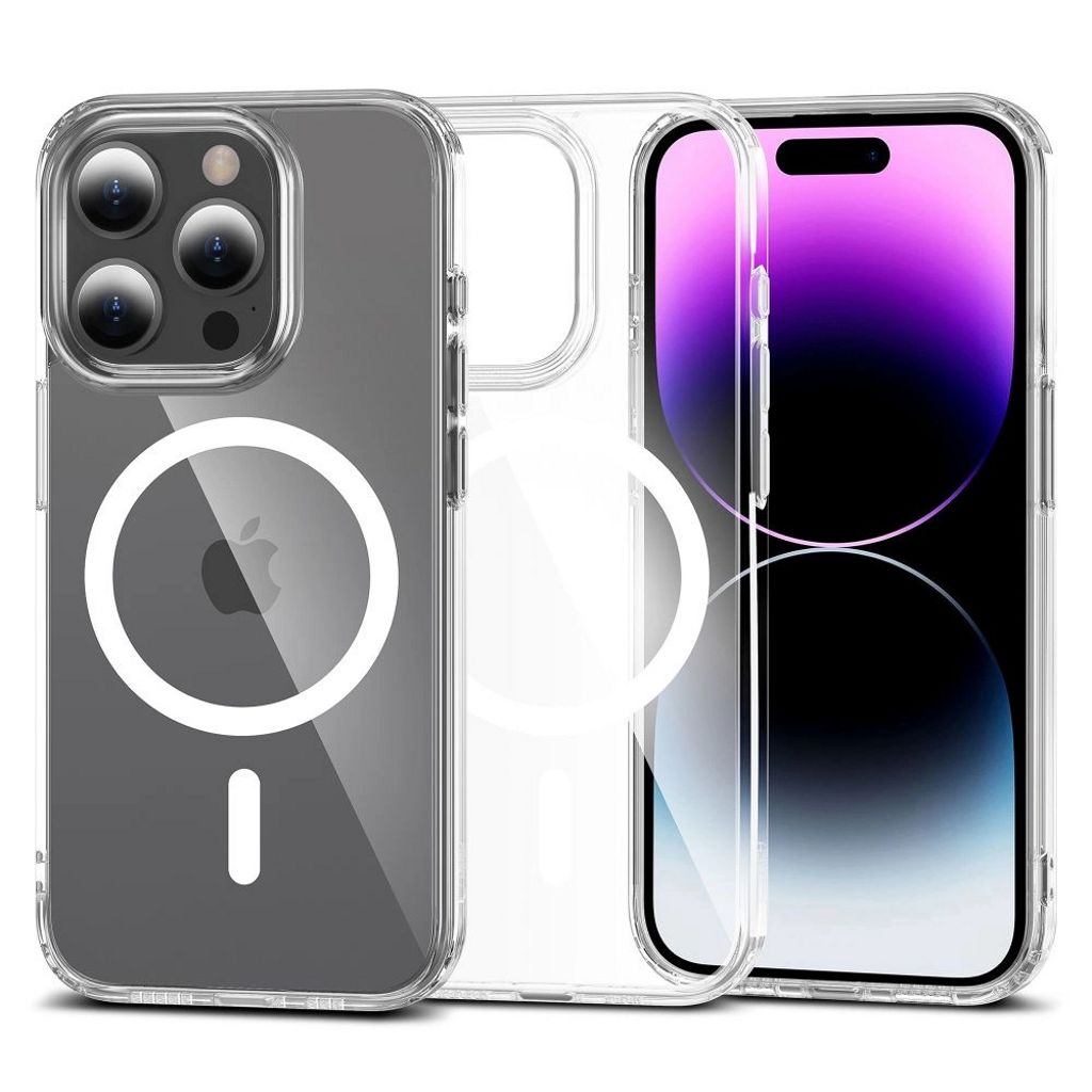 Tech-Protect FlexAir Hybrid MagSafe Skal for iPhone 15 Pro - Gennemsigtig