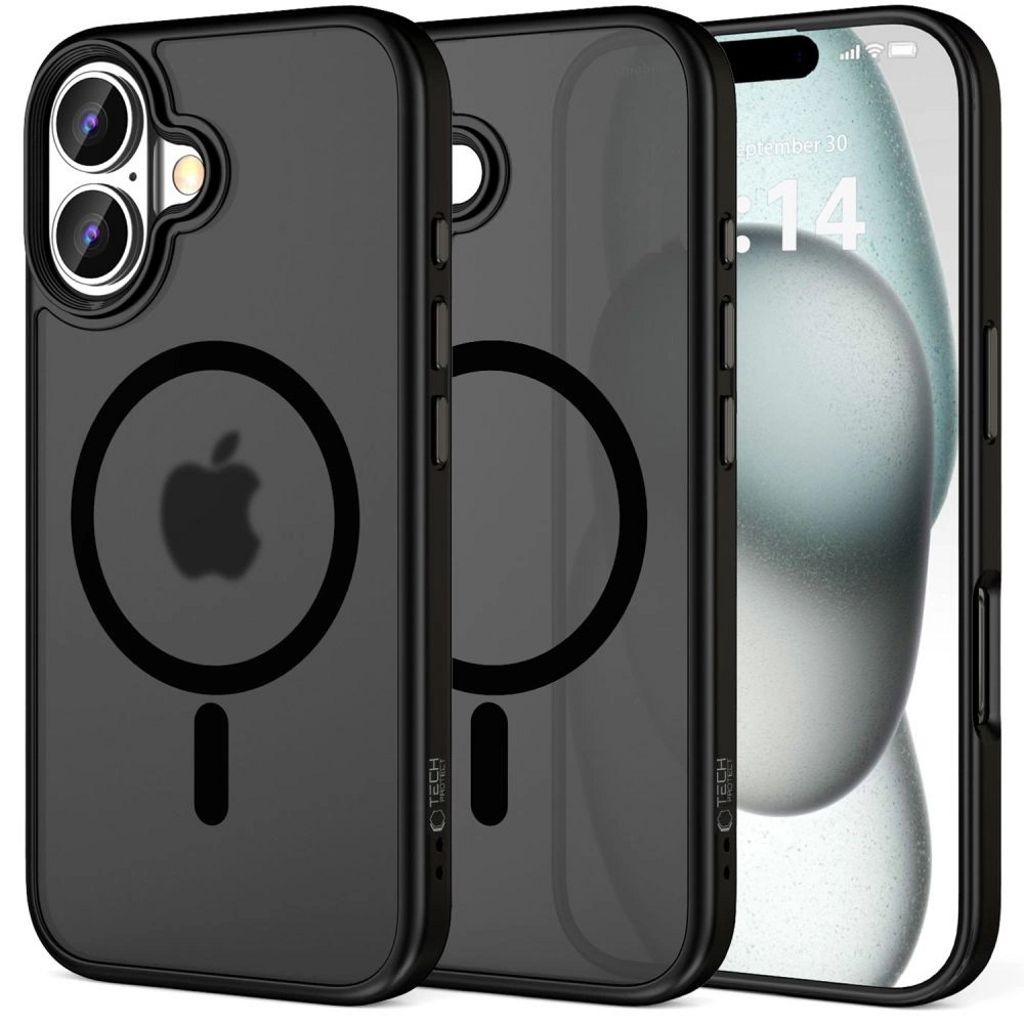 Tech-Protect MagMat MagSafe Cover iPhone 16 - Sort