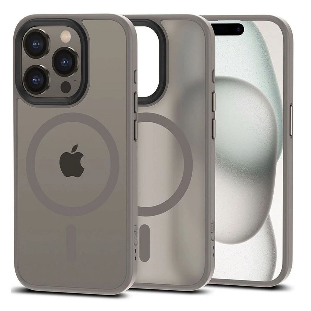 Tech-Protect MagMat MagSafe Deksel iPhone 15 Pro Max - Matt Titan