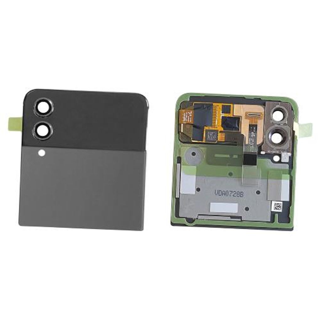 Galaxy Z Flip 4 Baksida med Display - Svart