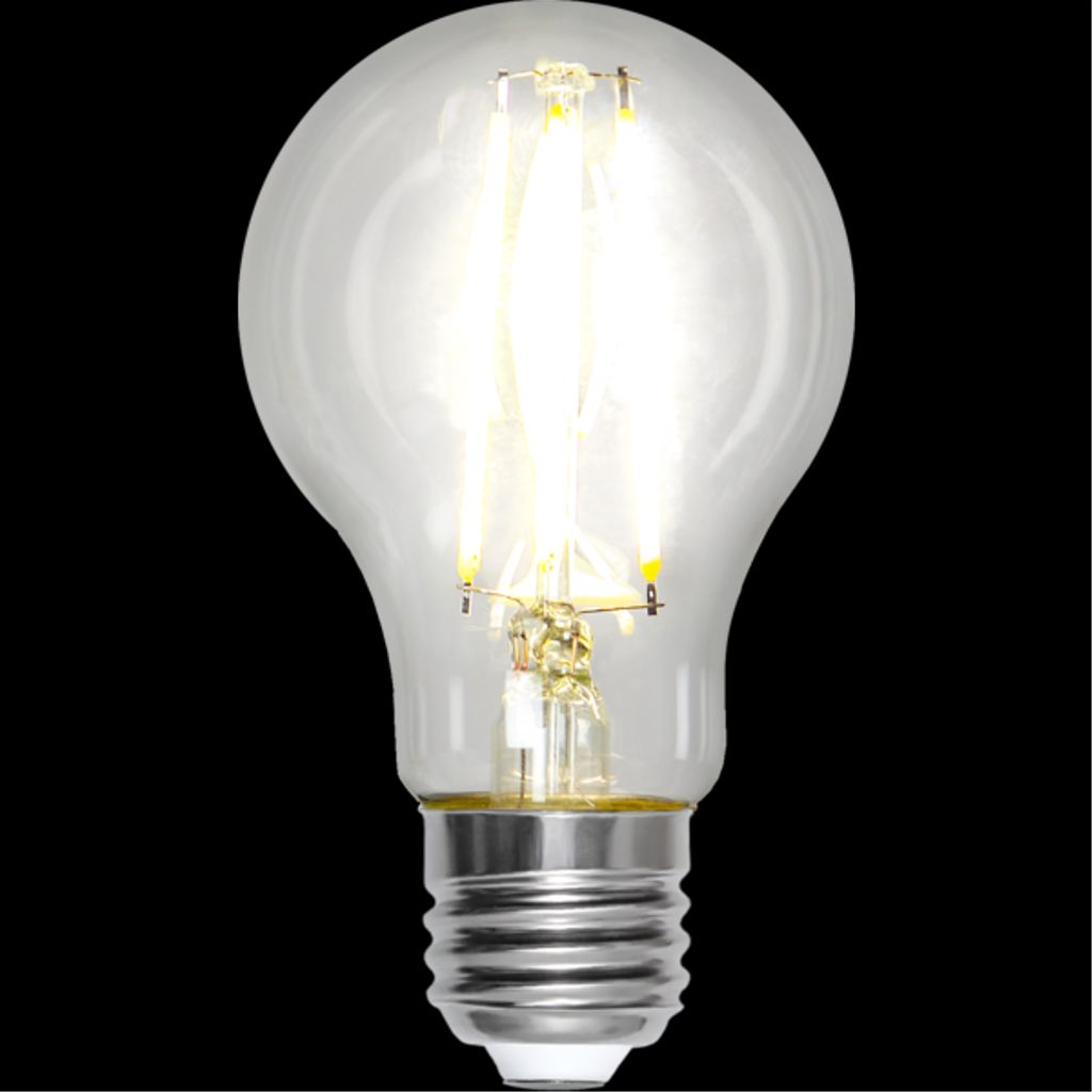 LED-pære E27 A60 Klar