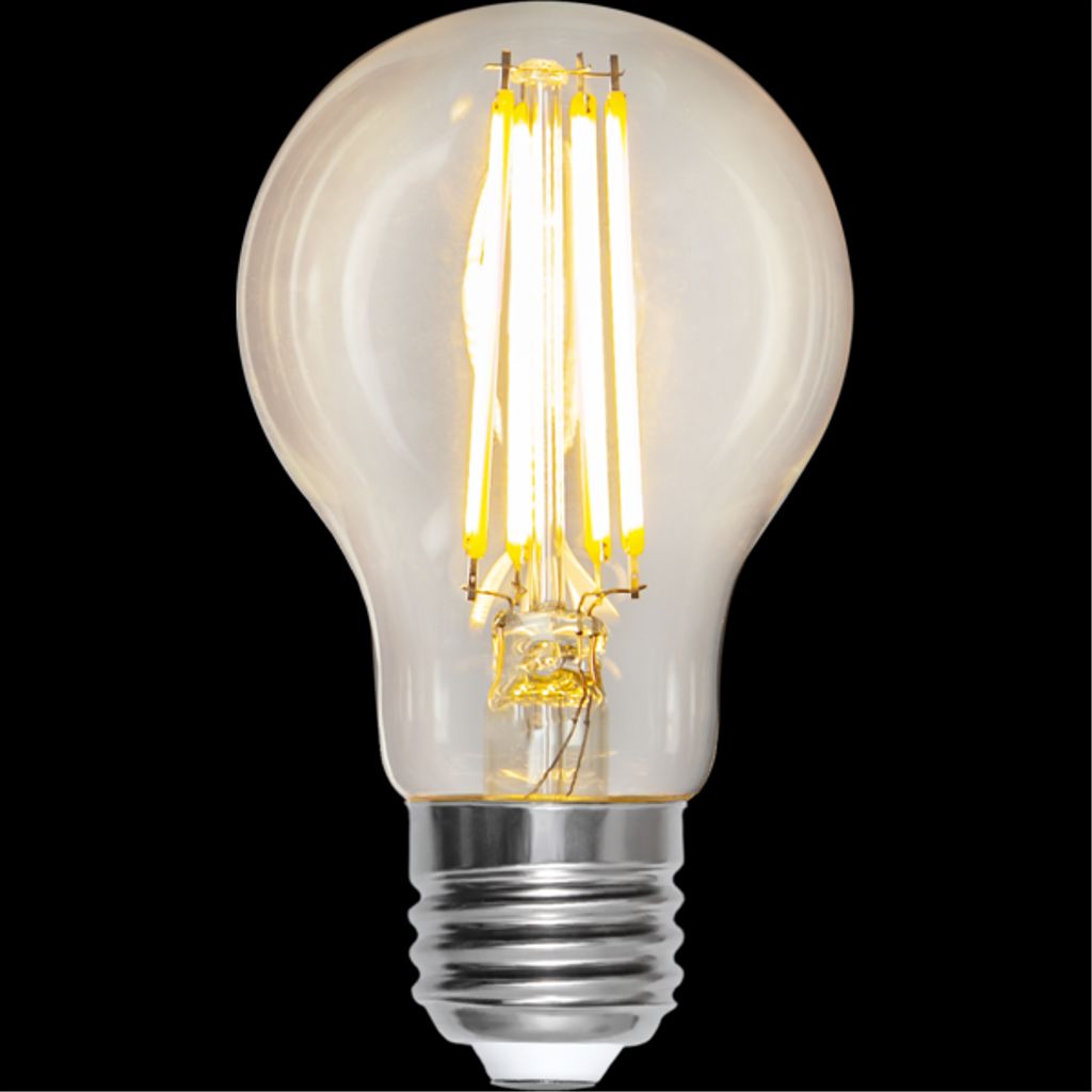 LED-pære E27 A60 Klar