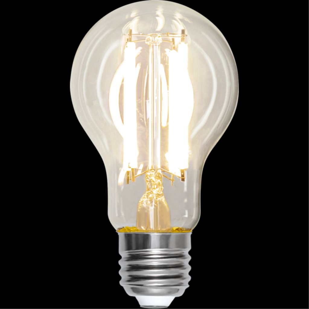 LED-pære E27 A60 Klar