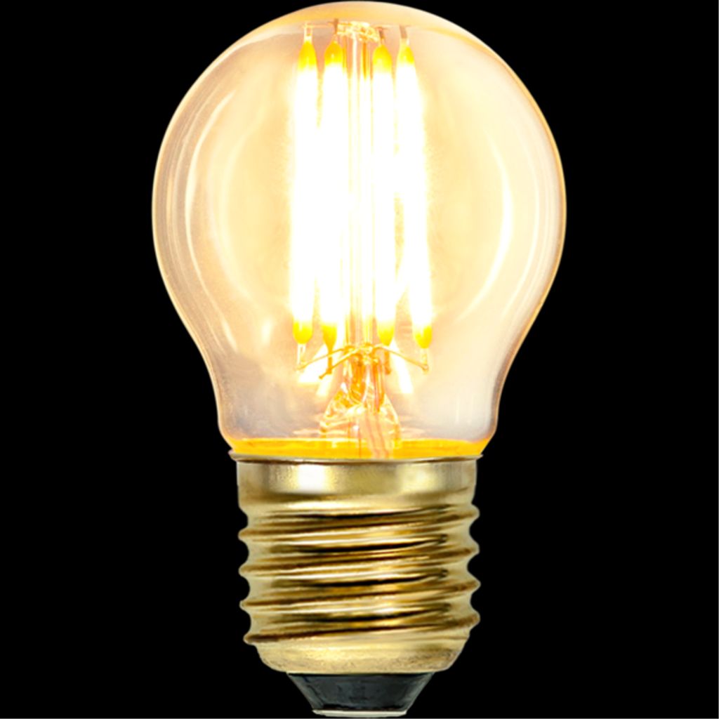 LED-pære E27 G45 Soft Glow
