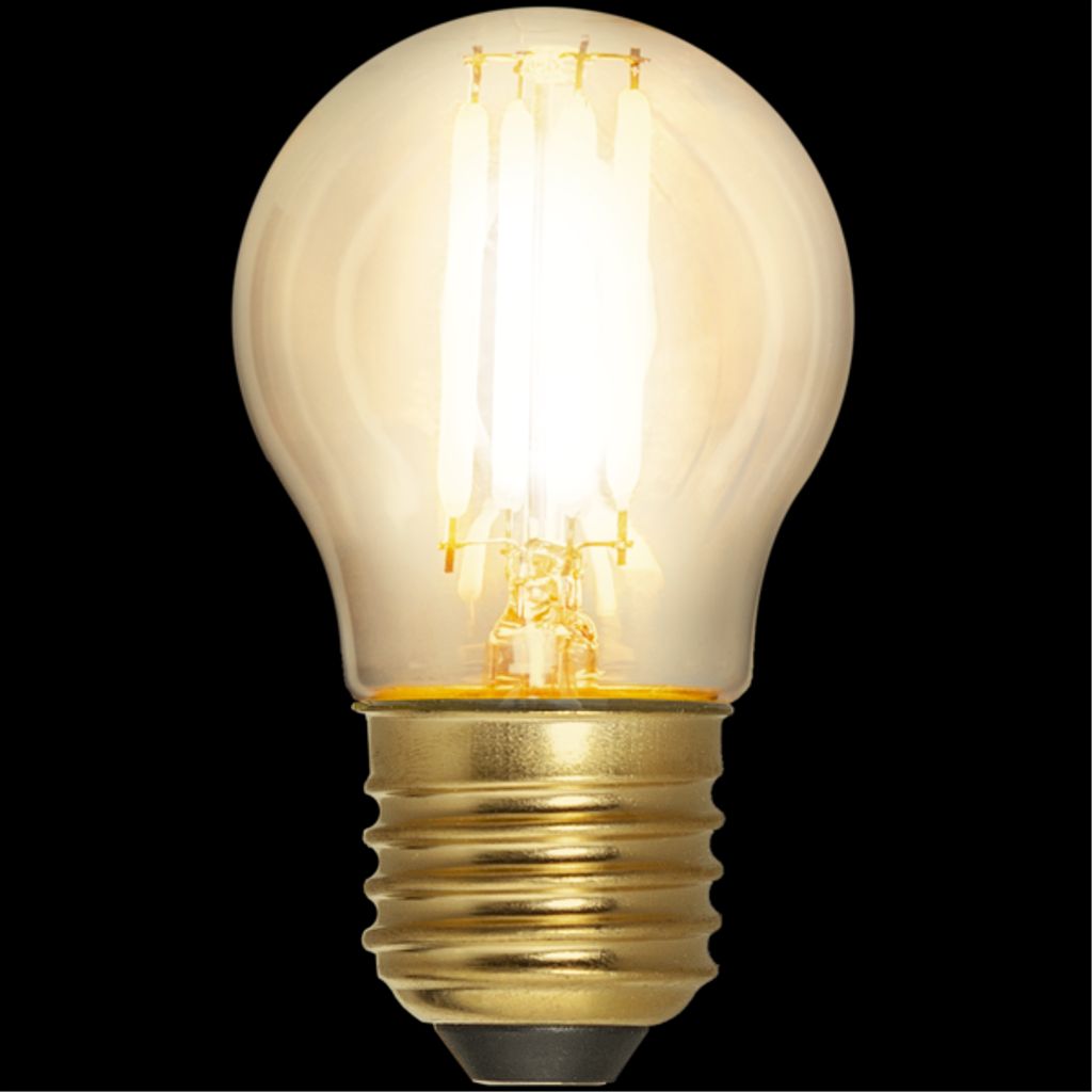 LED-pære E27 G45 Soft Glow