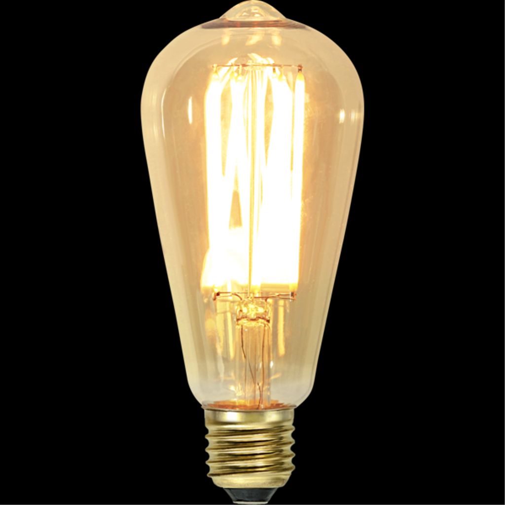 LED-lampa E27 ST64 Vintage Gold