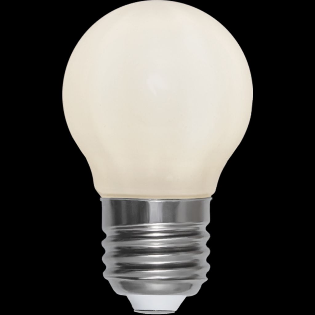 LED-lampe E27 G45 Opak glødetråd RA90