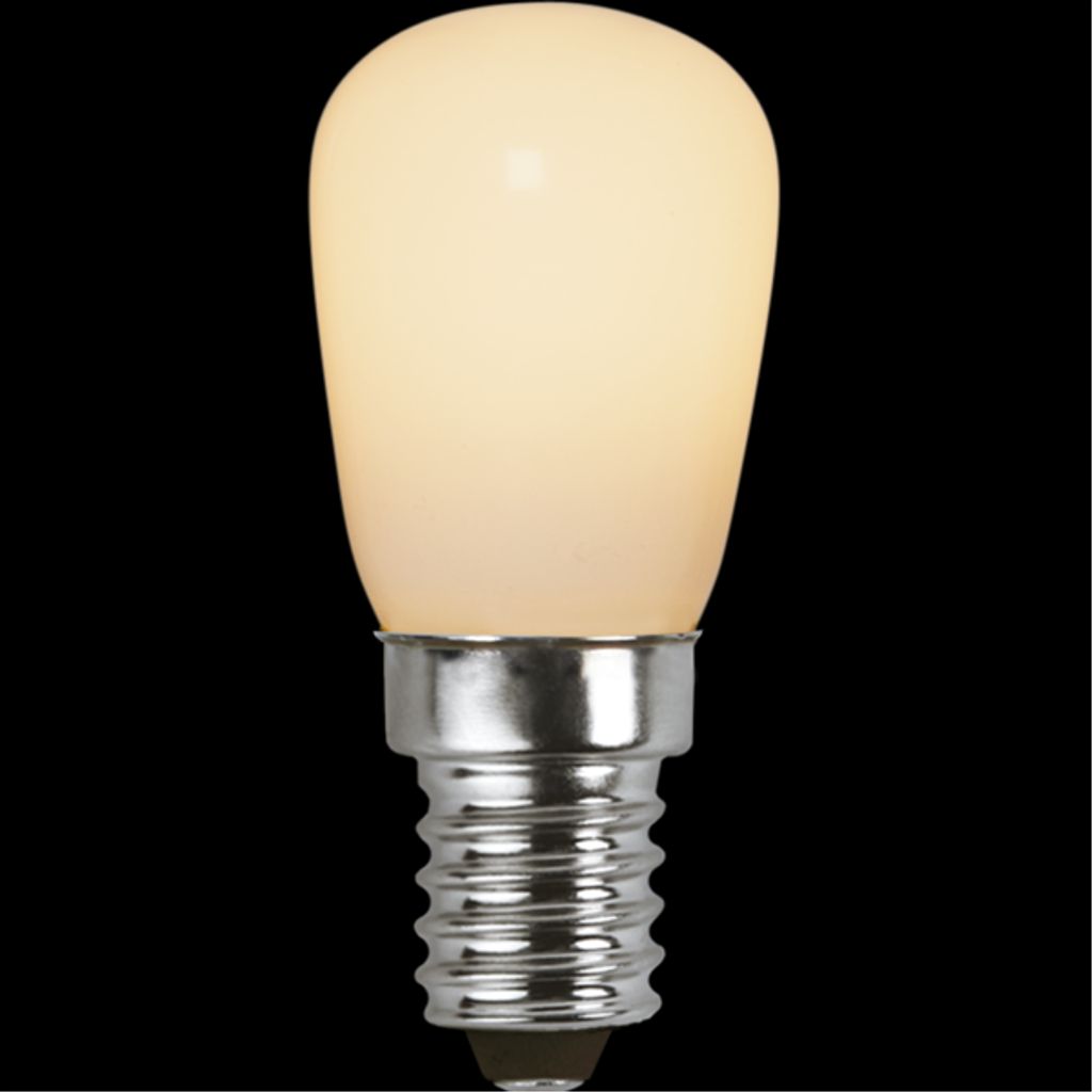 LED-lampe E14 ST26 Opak filament RA90 3-trinns
