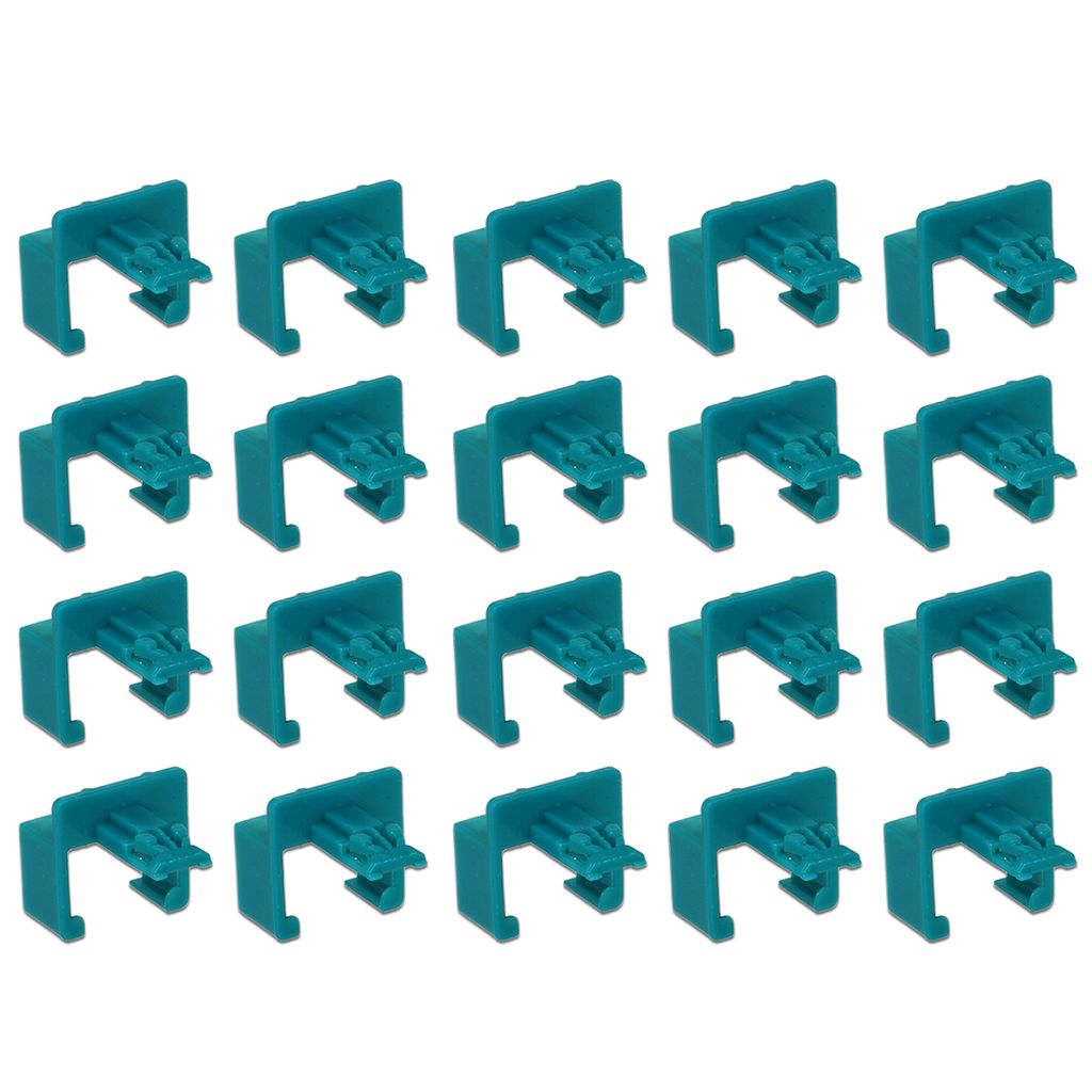 Delock RJ45 Secure Clip -aloitussarja – 20 kpl