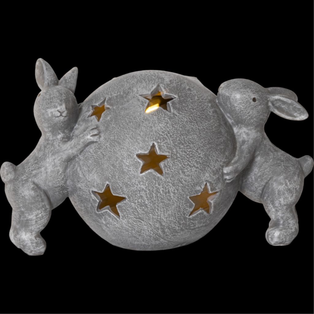 Star Trading LED solcellsdekoration Harriet – grå