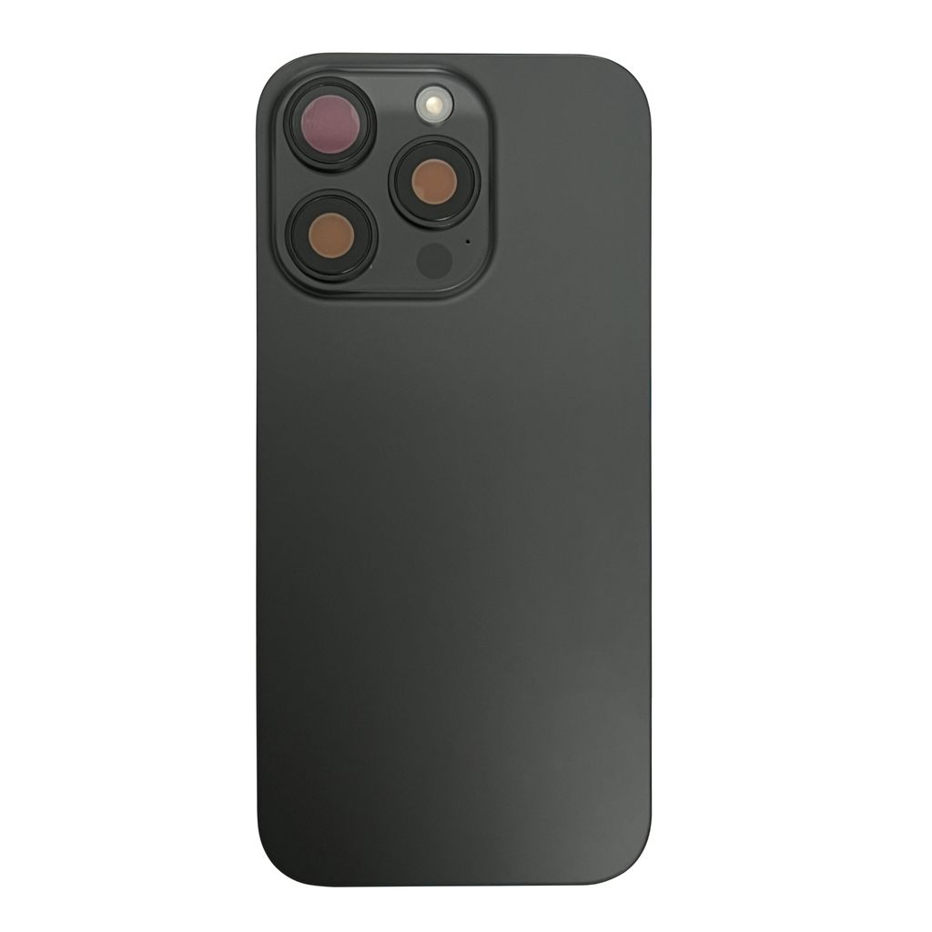 iPhone 15 Pro Max Back Cover with Small Parts - Black Titanium
