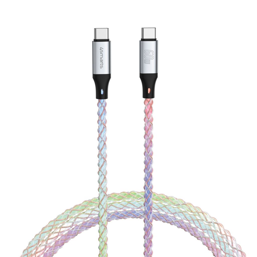 4Smarts RGBCord USB-C-kabel 60W – 1,5 m