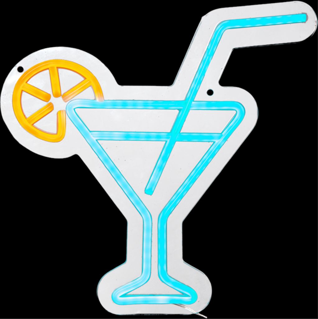 Star Trading LED lampa Plexy – cocktailglas