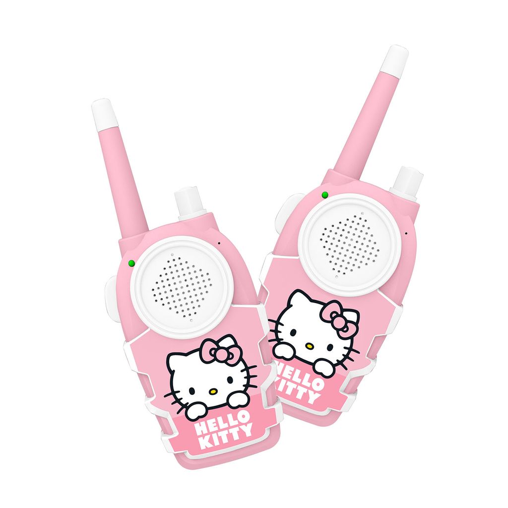 Hello Kitty radiopuhelin 150 metrin kantama - pinkki/valkoinen