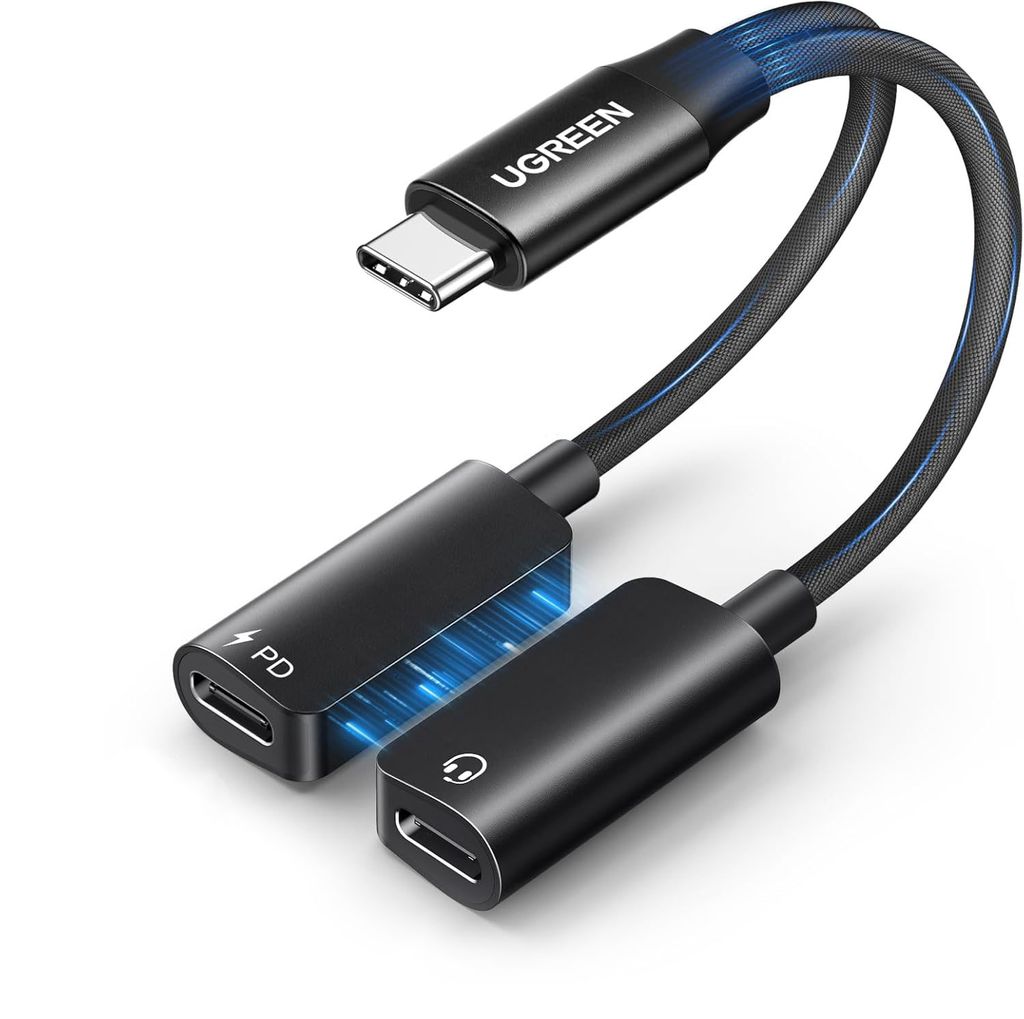 UGREEN USB-C Audio Adapter for Headphones and Charging
