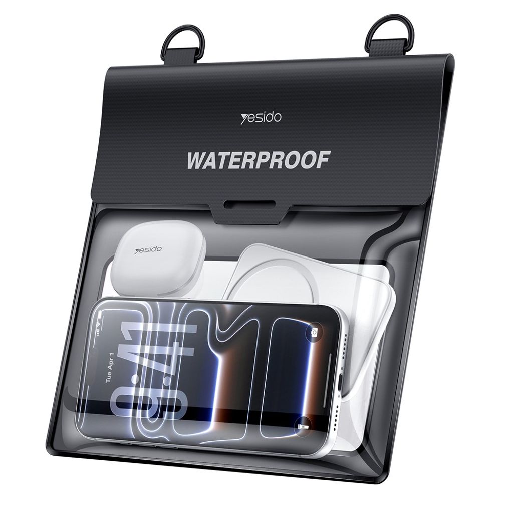 Yesido WB66 IPX8 Vanntett Undervannshus - Svart