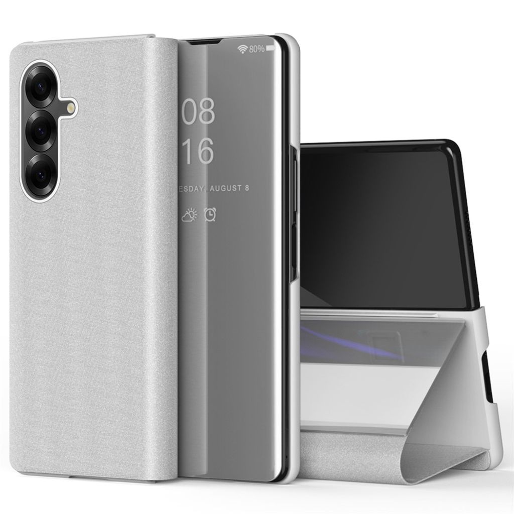 Samsung Galaxy Z Fold7 5G Fodral med genomskinlig vy - Silver