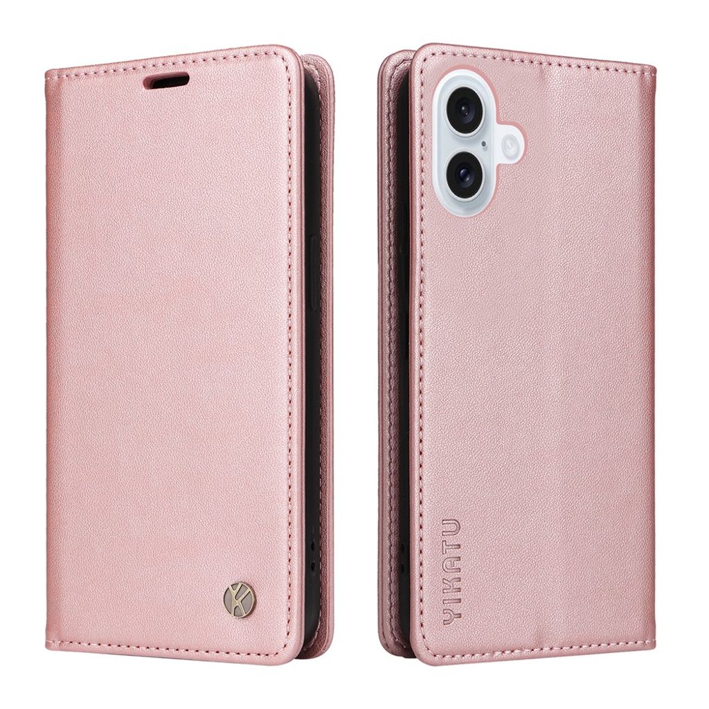YIKATU iPhone 17 Wallet cover - Rose Gold