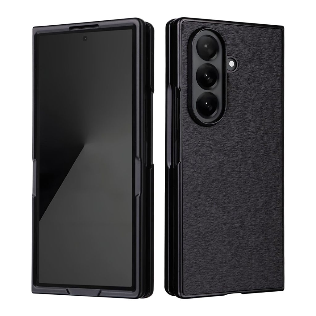 Samsung Galaxy Z Fold7 5G Skal i PU-läder - Svart