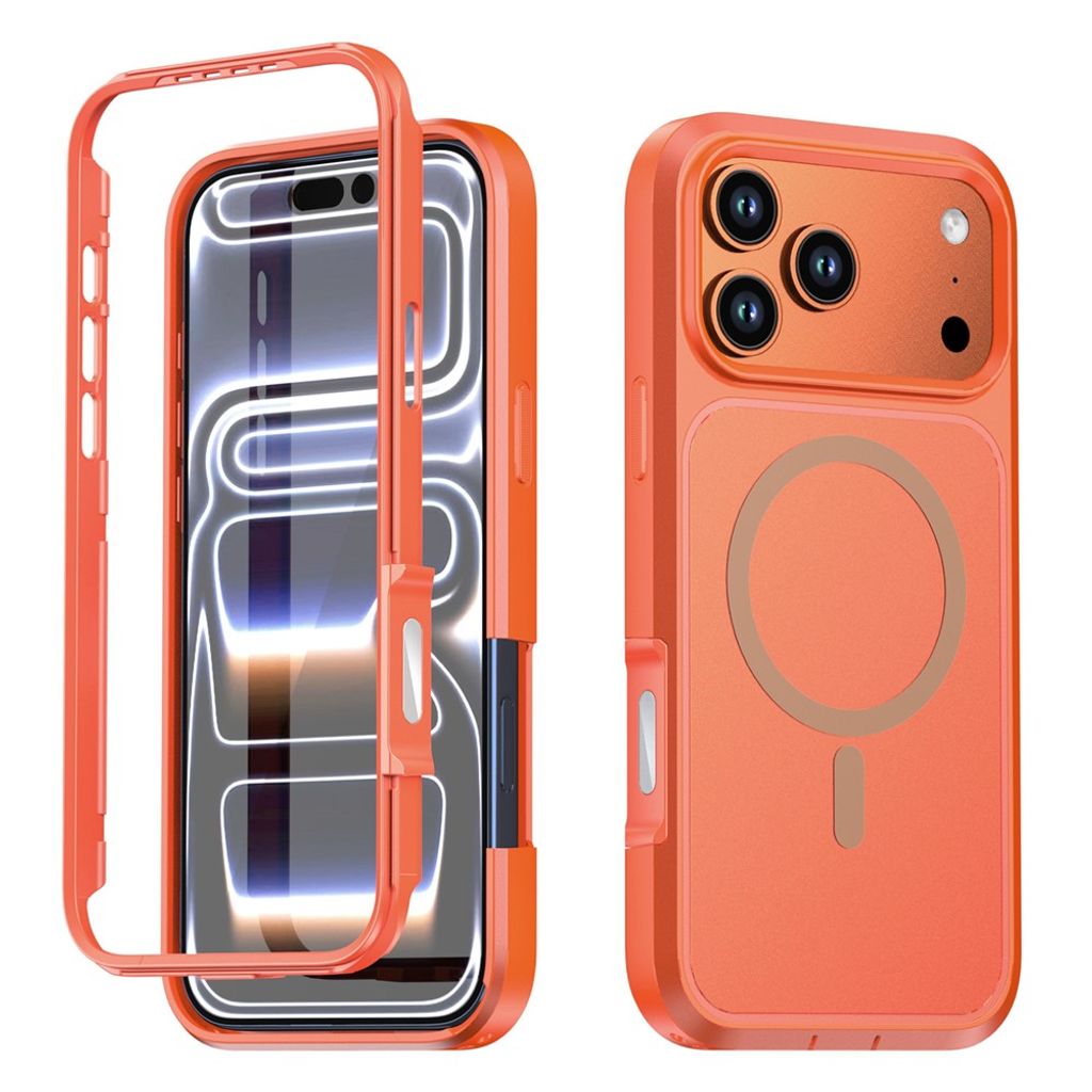 iPhone 18 Pro/17 Pro MagSafe Cover Stødsikkert - Orange