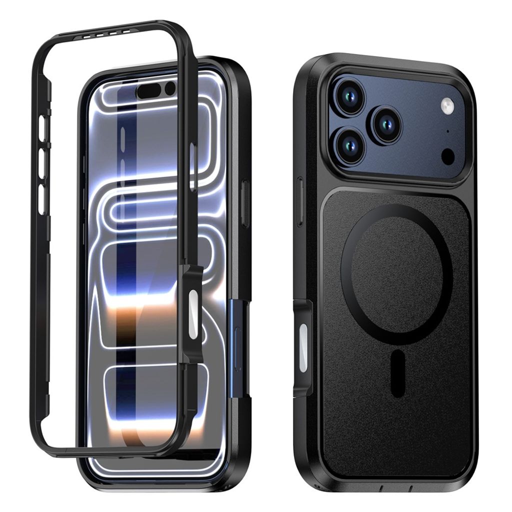 iPhone 18 Pro/17 Pro MagSafe Cover Stødsikkert - Sort