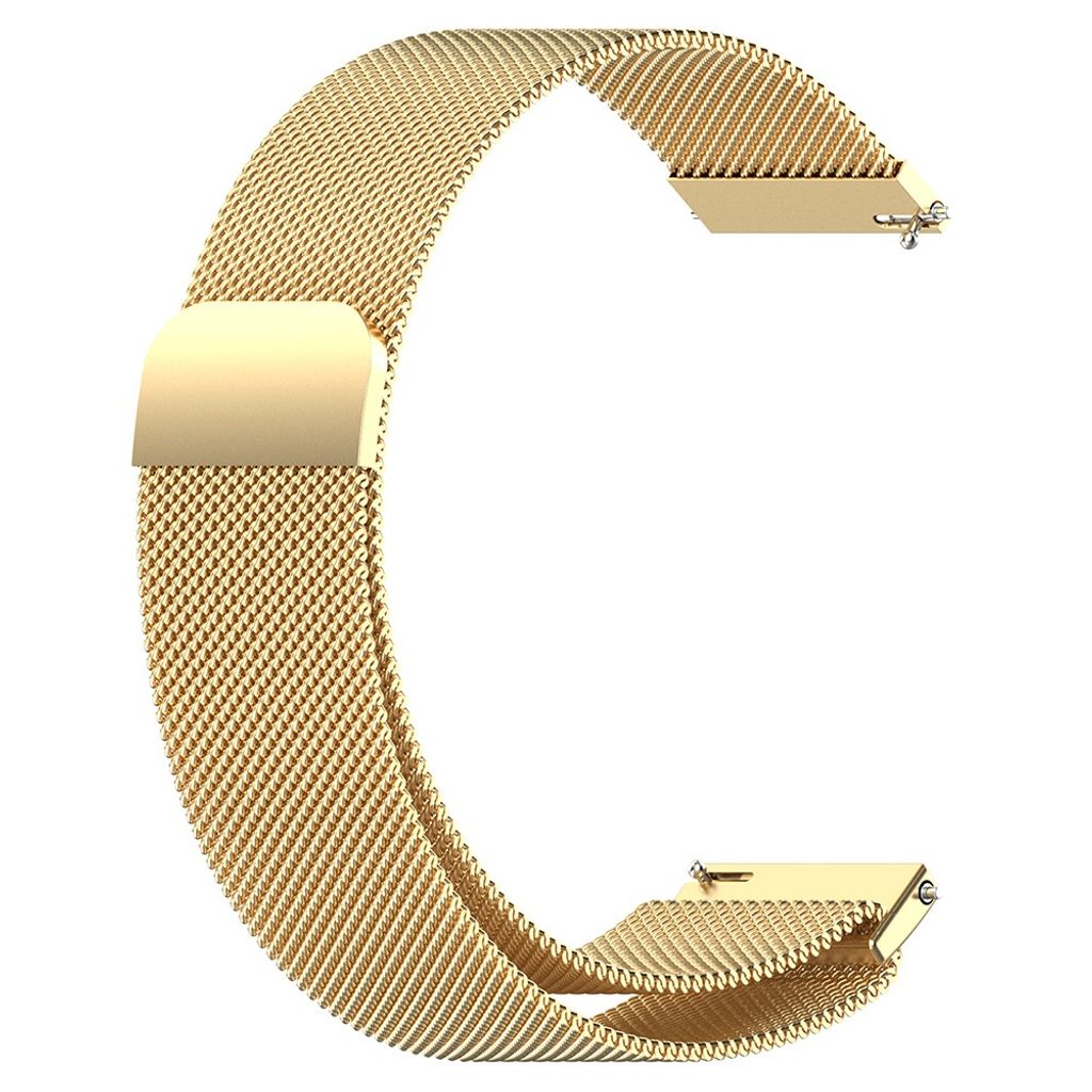 Huawei Watch 1/2/3 jne. Milanolainen kellonranneke – Kulta
