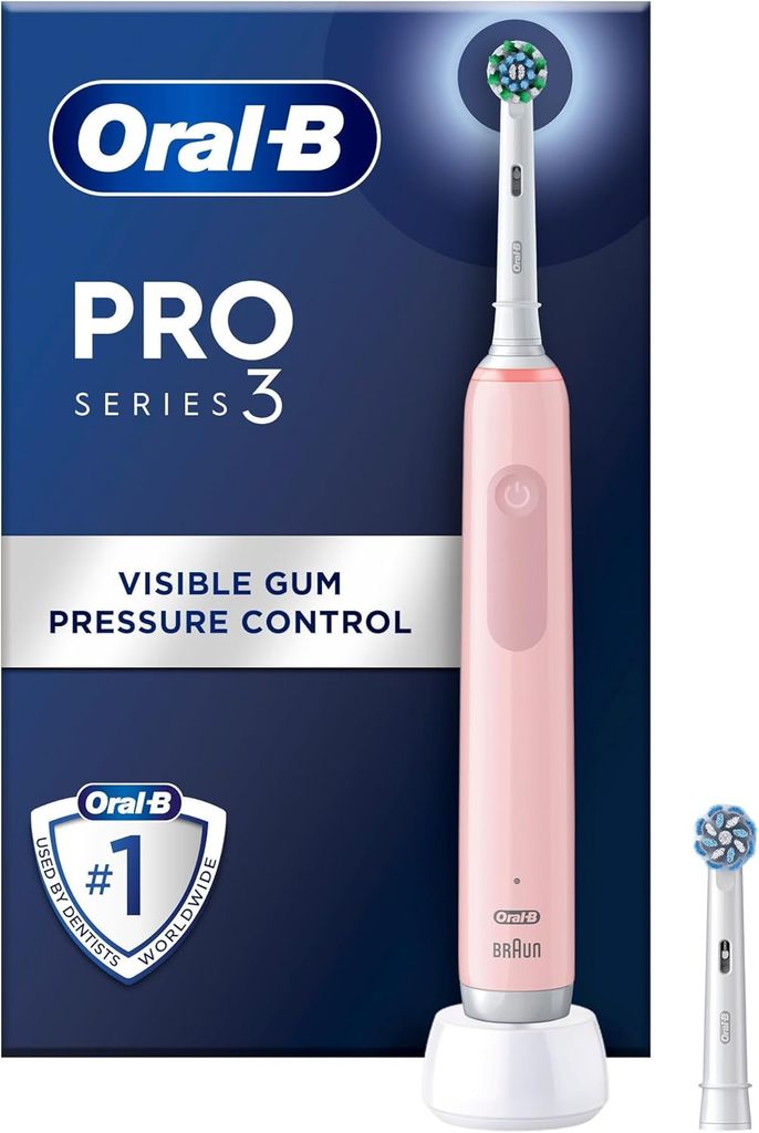 Oral-B Pro Series 3 sähköhammasharja – Vaaleanpunainen