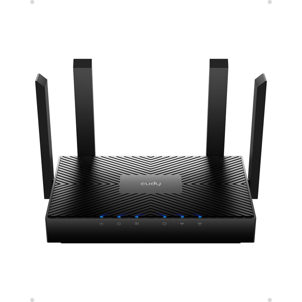 CUDY WR3000 Wi-Fi 6 Mesh-router AX3000 Gigabit – Svart