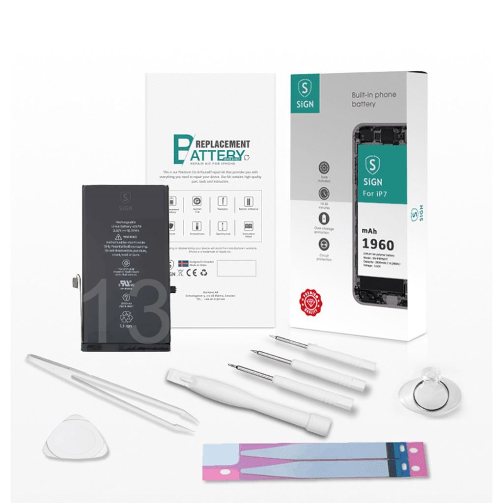SiGN Täydellinen Akun Vaihtosarja - iPhone 13