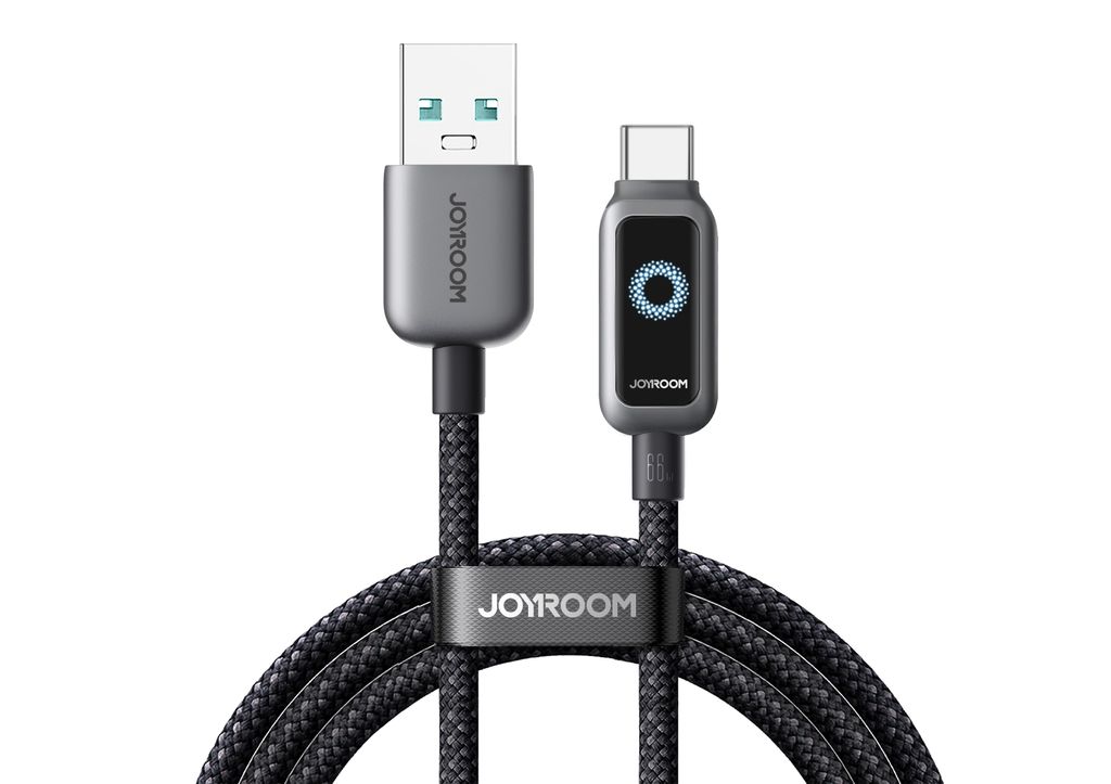 Joyroom USB-A to USB-C Fast Charging Data Cable 66W, 1.2m - Black