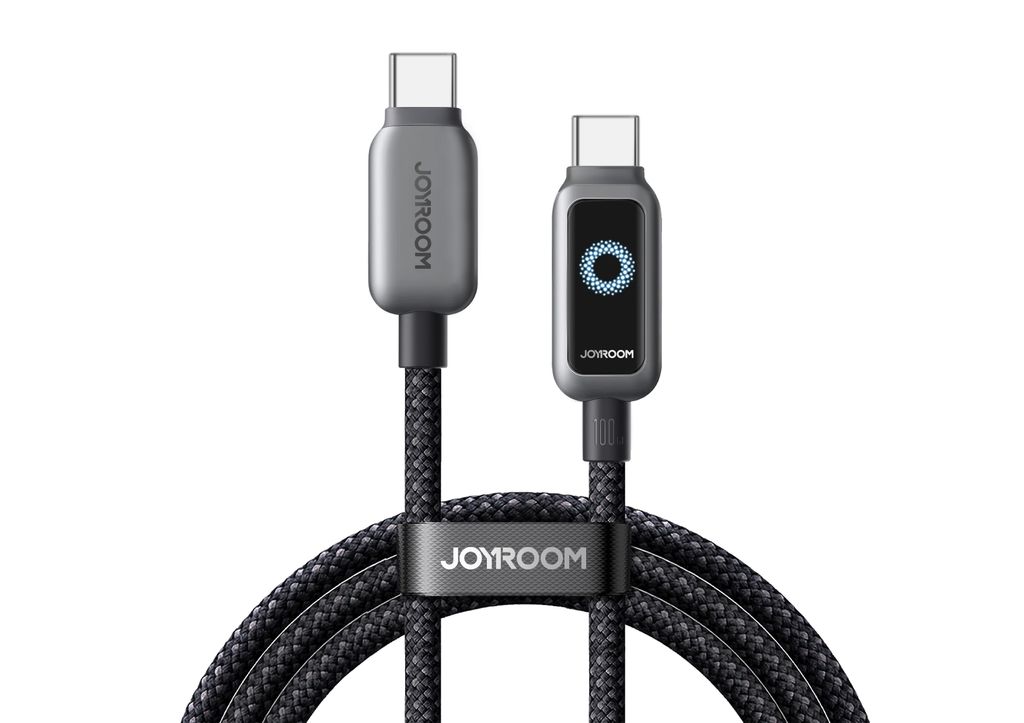 Joyroom USB-C to USB-C Fast Charging Data Cable 100W, 1.2m - Black