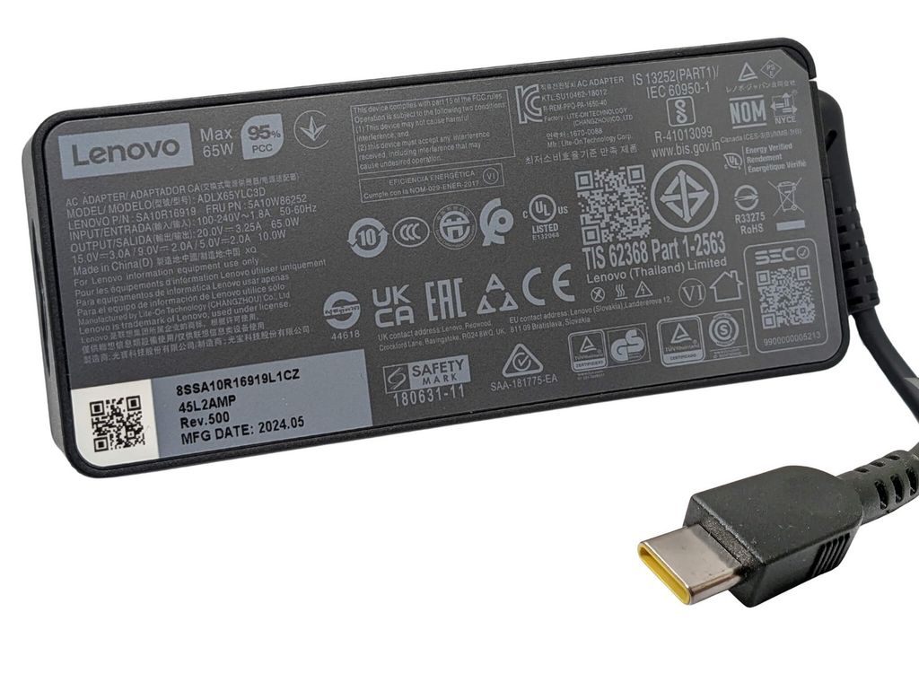 Lenovo 65W standard AC-adapter (USB Type-C)