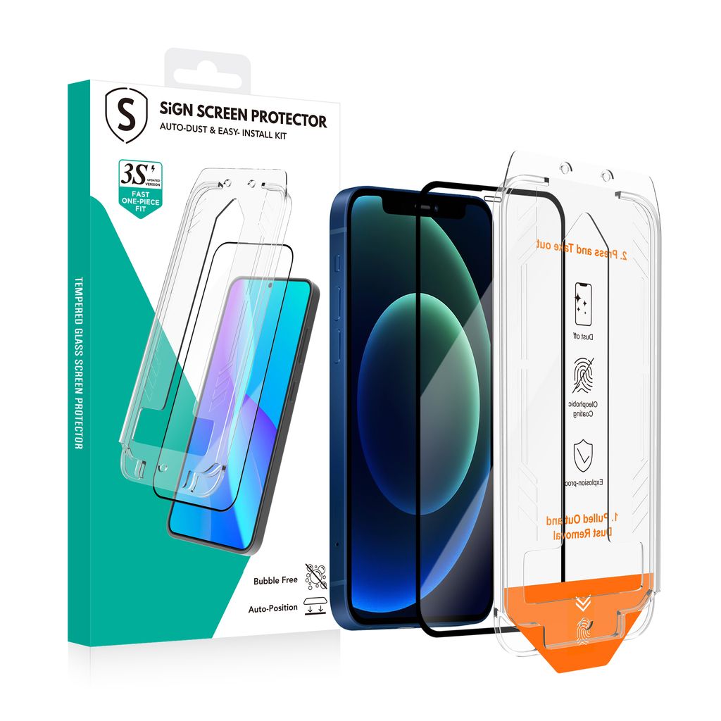 SiGN Screen Protector iPhone 12 Pro Max – EZ Apply with dust free applicator