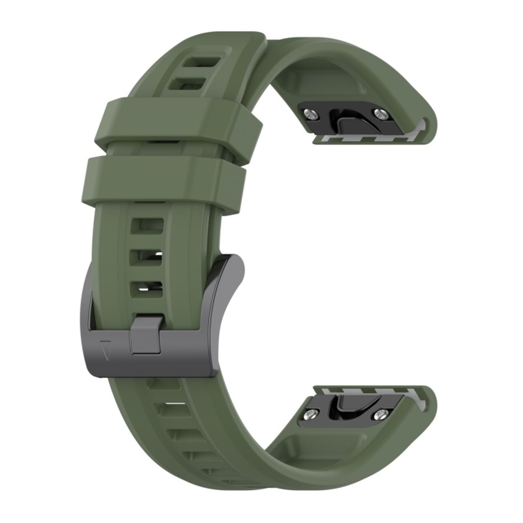 Garmin Instinct 2X Solar Solid Color Silicone Watch Band - Green
