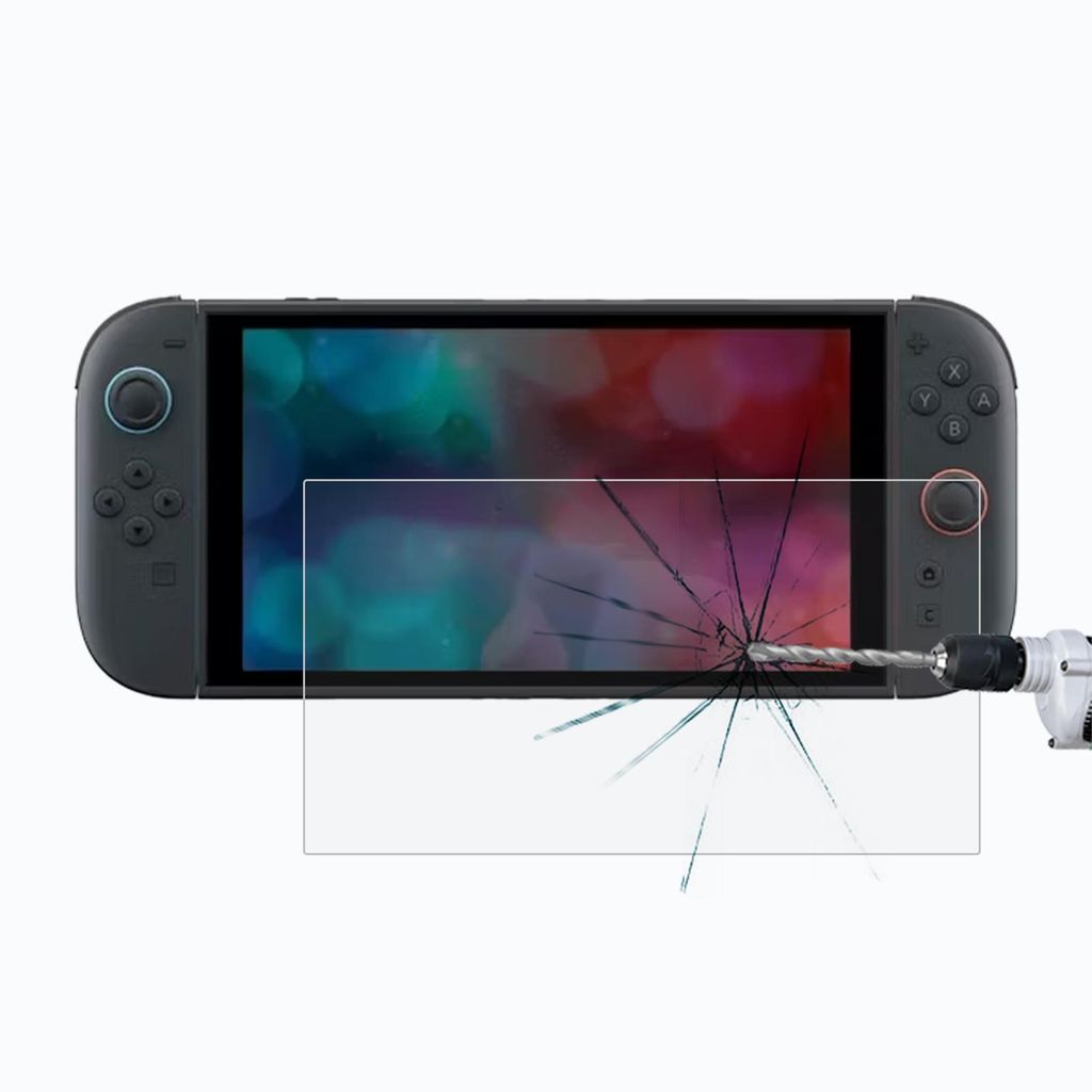 Karkaistusta lasista valmistettu näytönsuoja Nintendo Switch 2:lle / 0.26 mm / 9H