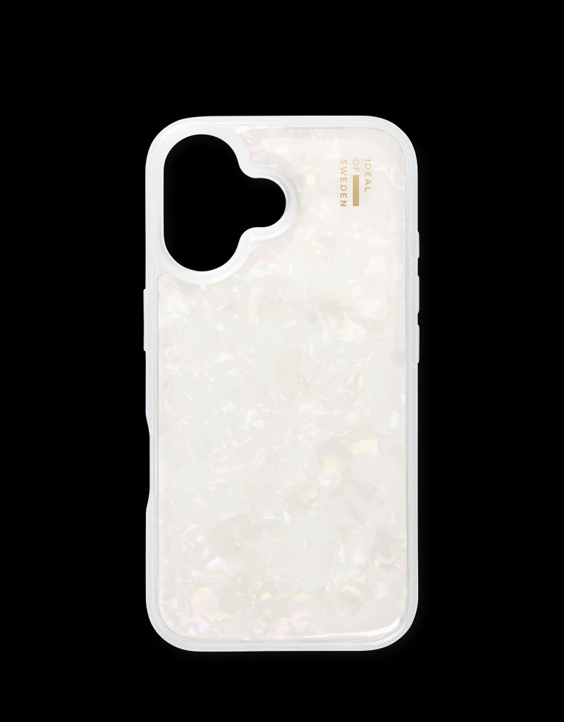 iDeal of Sweden iPhone 17 Pearlised Case - White