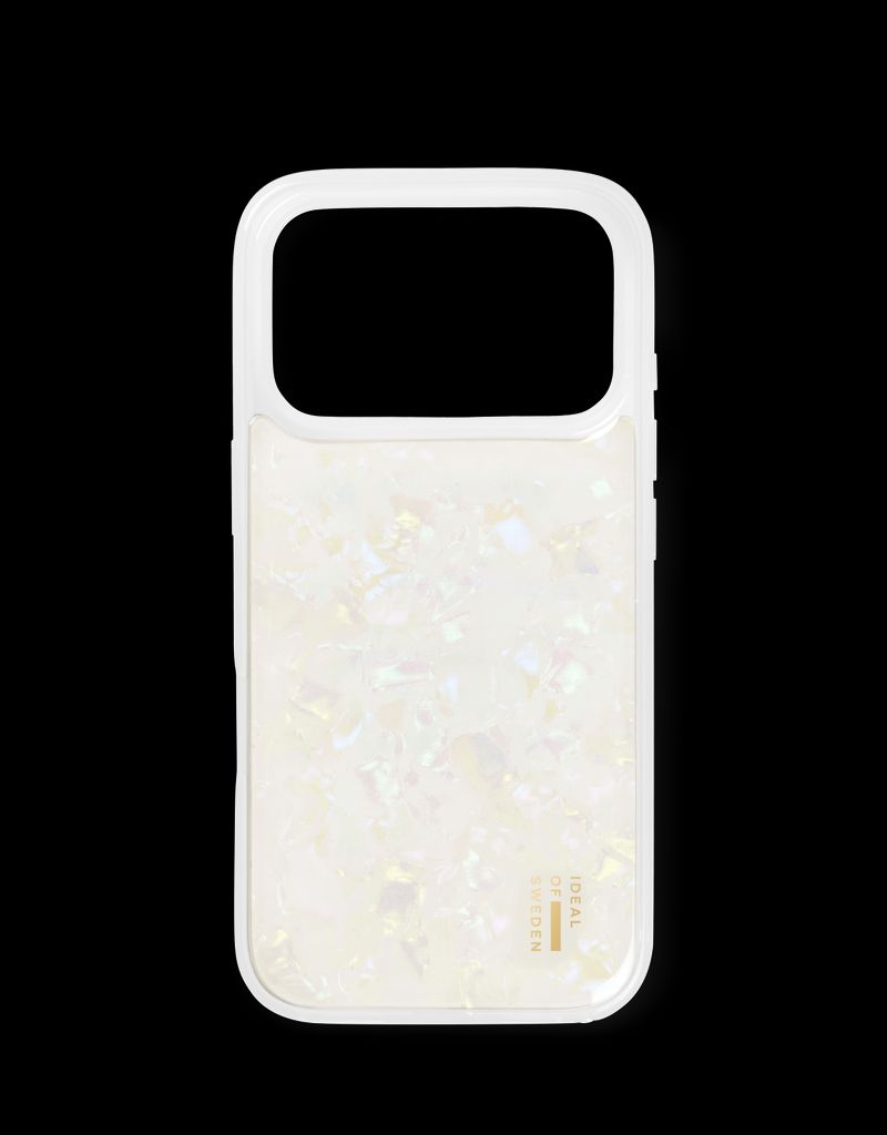 iDeal of Sweden iPhone 17 Pro Max Pearlised Case - White