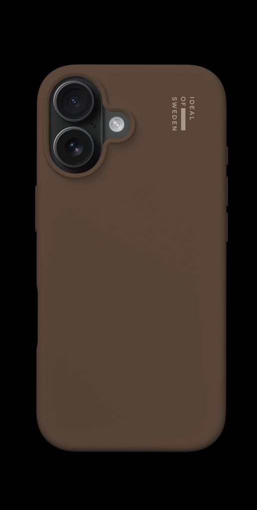 iDeal of Sweden iPhone 16 Silicone Case - Mocha Mousse