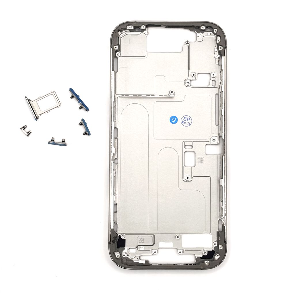 iPhone 16 Pro Mellanram - Natural Titanium